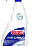 Средство для чистки ванн и сантехники 500мл. с курком UNICUM
