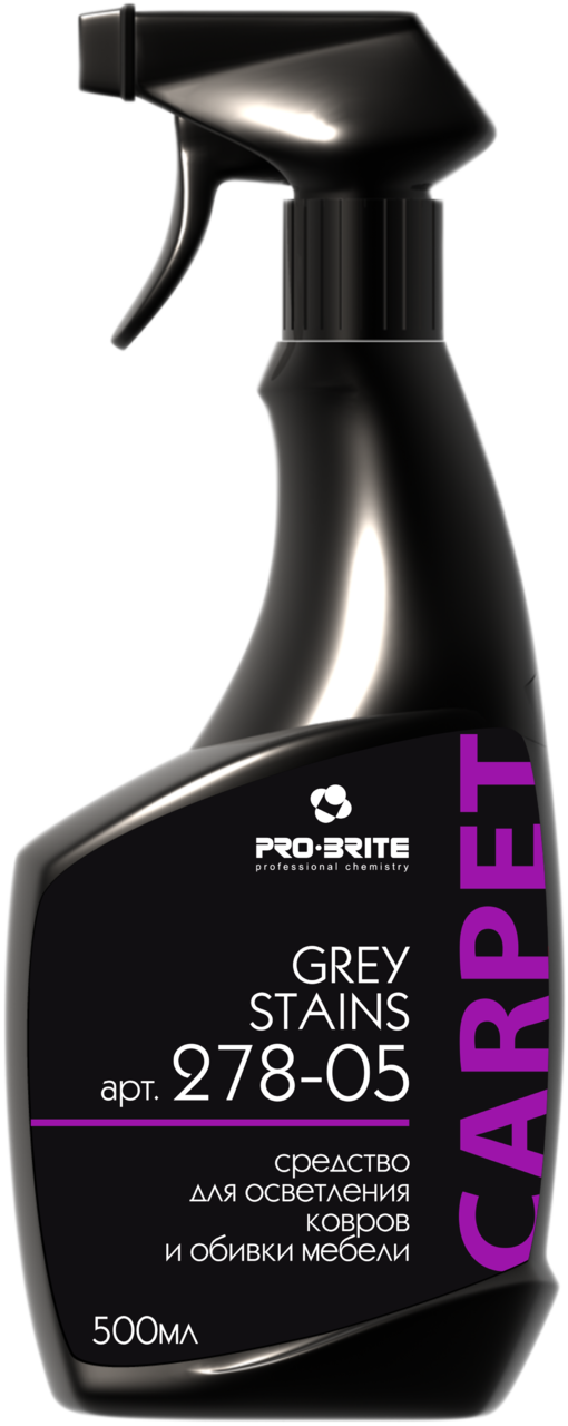 Средство для осветления ковров и текстильной обивки GREY STAINS, 500 мл, PRO-BRITE — изображение 1