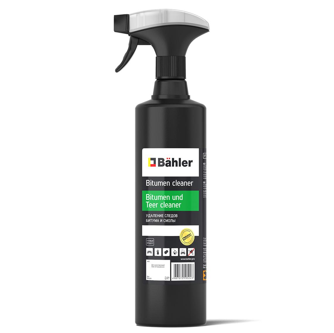 Средство для удаления следов битума и смолы BITUMEN UND TEER CLEANER BTC-100 500 мл, BAHLER — изображение 1