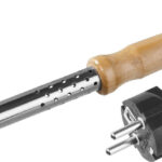 STAYER 100 Вт, 220 В, клин, деревянная рукоятка, электропаяльник Maxterm 55310-100 Master
