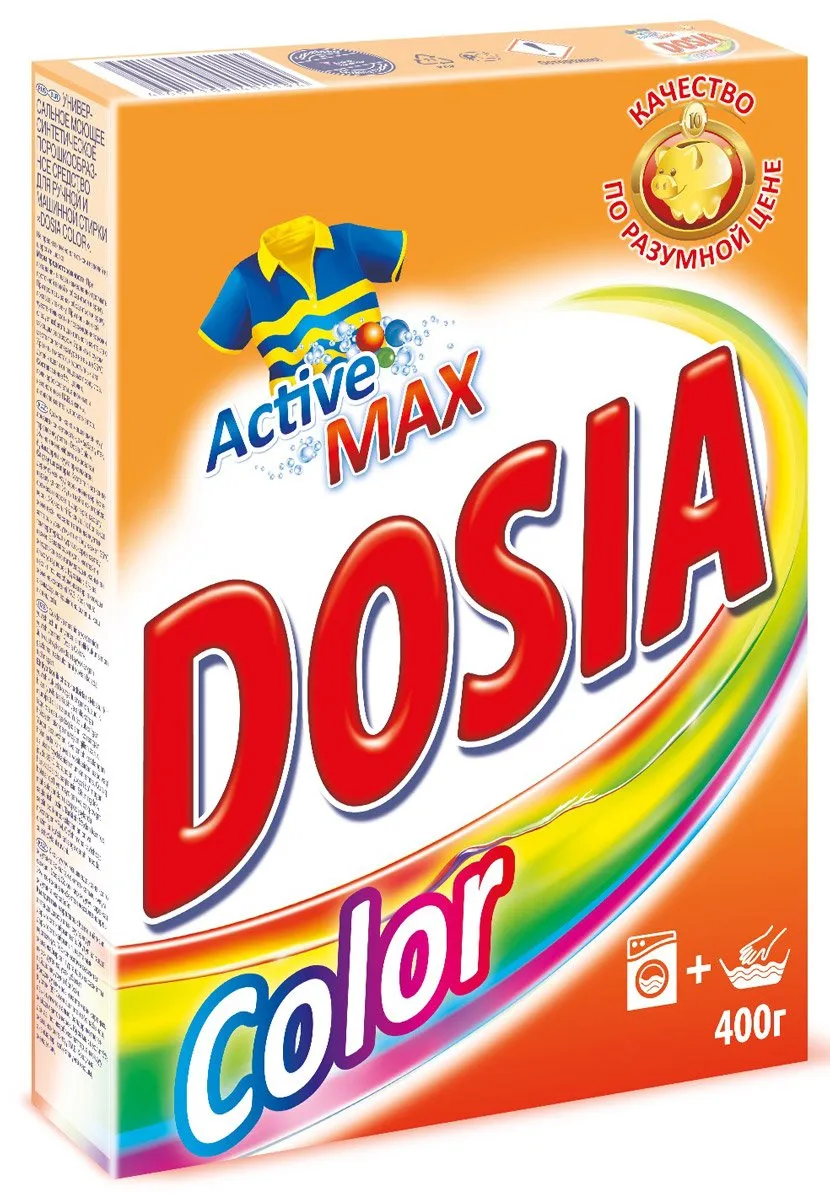 Стиральный порошок DOSIA 400 г колор автомат — изображение 1