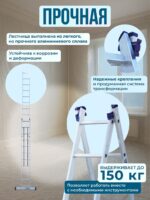 Лестница двухсекционная Alumet Ал 5211 — изображение 3