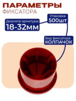 Фиксатор арматуры защитный колпачок Промышленник 18-32 мм 500 шт. — изображение 2