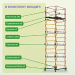 Вышка-тура Промышленник ВСП 1.2х2.0, 6.4 м ver. 2.0 — изображение 3