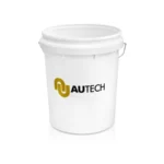 Ведро для мойки автомобиля с пескоотделителем белое (1-н паз), AuTech