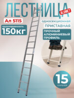 Лестница односекционная Alumet Ал 5115