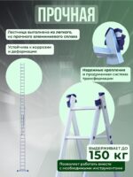 Лестница двухсекционная Alumet Ал 6218 — изображение 3