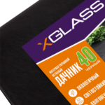 Материал укрывной нетканный чёрный марки 40 Дачник Xglass 3,2х10м 32м2 — изображение 3