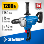 ЗУБР 1200 Вт, 16 мм, дрель-миксер, Профессионал (ЗДМ-1200 РММ2)